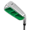 MAZEL Golf Pitching & Chipper Wedge,Right Handed,35,45,55 Degree Available for Men & Women (Right, Stainless Steel (Green Head), S, 55)