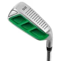 MAZEL Golf Pitching & Chipper Wedge,Right Handed,35,45,55 Degree Available for Men & Women (Right, Stainless Steel (Green Head), S, 35)