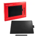 Wacom CTL672K1A Graphic Drawing Tablet for Beginners, Black & Red, Medium
