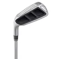 MAZEL Golf Pitching & Chipper Wedge,Right Handed,35,45,55 Degree Available for Men & Women,Improve Your Short Game (Left, Stainless Steel (Black Head), Regular, 45)