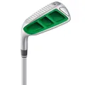 MAZEL Golf Pitching & Chipper Wedge,Right Handed,35,45,55 Degree Available for Men & Women,Improve Your Short Game (Left, Stainless Steel (Green Head), Regular, 45)
