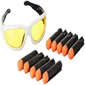 Nerf Ultra Vision Gear & 10 Nerf Ultra Darts - The Ultimate in Nerf Dart Blasting - Darts Only Compatible with Nerf Ultra Blasters, Multicolor