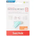 SanDisk SDDDC3-064G-G46G Ultra Dual Drive Go USB 3.1 Type-C Flash Drive, 64GB, Green