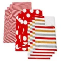 American Greetings Wrapping Paper Sheets with Gridlines for Valentine's Day, Birthdays and All Occasions, Red and White Patterns (12-Sheets, 100 sq. ft)