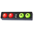 Volvik Vivid Golf Ball: Skull Edition 2.0 Red/Green