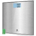 Etekcity Stainless Steel Digital Body Weight Bathroom Scale, Step-On Technology, Sliver, 12'' x 12'' (Pack of 1)