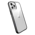 Speck Products Presidio Perfect-Clear Impact Geo iPhone 12 Pro Max Case, Clear/Black (138504-5905)