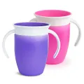 Munchkin Miracle 360 Trainer Cup, 6mth+, Pink/Purple, 207ml, 2ct
