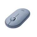 Logitech 910-005603 Pebble M350 Wireless Mouse, Blue Grey