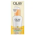 Olay Face Moisturizer by Complete Daily Defense All Day Moisturizer With Sunscreen, SPF30 Sensitive Skin, 2.5 Fl Oz (Pack of 2)