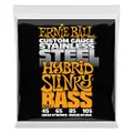 Ernie Ball Hybrid Slinky Stainless Steel Bass Guitar Strings, 45-105 Gauge (P02843)