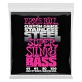 Ernie Ball Stainless Steel Super Slinky Bass Set, 045 - .100