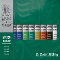 Winsor & Newton Winton Oil Colour Paint Starter Set, Ten 37ml Tubes