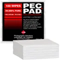 Photographic Solutions PecPad Photowipes for Photographic Emulsions, 100 Sheets 4x4"