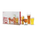 Spiegelau Craft Beer Tasting Kit Glasses, Set of 4, European-Made Lead-Free Crystal, Modern Beer Glasses, Dishwasher Safe, Professional Quality Tasting Glass Gift Set