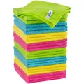 MR.SIGA Microfiber Cleaning Cloth, Pack of 24, Size:12.6" x 12.6"
