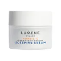 Lumene Nordic C Overnight Bright Sleeping Cream - Skin Brightening Face Cream with Vitamin C + Vitamin E - Hyaluronic Acid Moisturizer for All Skin Types, 50mL