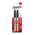 SHARPIE Permanent Markers, Fine Tip Pack Of 2