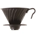 Hario VDM-02-MB Coffee Dripper, Metal, Black, Small
