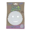 Scrub Daddy Dual-Sided Sponge and Scrubber- Scrub Mommy Dye Free - Scratch-Free Scrubber for Dishes and Home, Odor Resistant, Soft in Warm Water, Firm in Cold, Deep Cleaning, Dishwasher Safe, 1ct