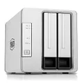 NAS TerraMaster F2-221 2-Bay Cloud Storage Dual Core 2.0GHz Plex Media Server Network Storage (Diskless)