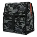 PackIt Freezable Lunch Bag with Zip Closure, Charcoal Camo, AMZ-PC-GCM