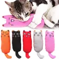 Legendog 5Pcs Bite Resistant Catnip Toy for Cats,Catnip Filled Cartoon Mice Cat Teething Chew Toy