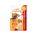 Catit Creamy Lickable Cat Treat, Healthy Cat Treat, Chicken & Liver, 12 Pack