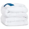 Bedsure Comforter Duvet Insert - Quilted Fluffy Comforters, All Season Down Alternative Bedding Comforter with Corner Tabs (King, White)