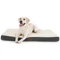 BEDSURE Large Dog Bed for Large Dogs - Big Orthopedic Dog Beds with Removable Washable Cover, Egg Crate Foam Pet Bed Mat, Suitable for 50 lbs to 100 lbs