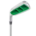 MAZEL Golf Pitching & Chipper Wedge,Right Handed,35,45,55 Degree Available for Men & Women,Improve Your Short Game (Left, Stainless Steel (Green Head), Regular, 55)