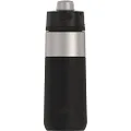 Guardian Collection by THERMOS Stainless Steel Hydration Bottle 18 Ounce, Matte Steel/Espresso Black