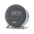 iHome iBT235 Bluetooth Digital Alarm Clock with Dual USB Charging and Ambient Nightlight for Kids Adults Bedrooms and Dorm Essentials (Grey)