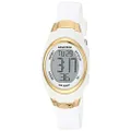 Armitron Sport Women's Digital Chronograph Resin Strap Watch, 45/7034, White, 45/7034GLD