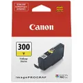 Canon PFI-300 Y Original Yellow Standard Yield Ink Cartridge | Works with PRO-300 | 4196C003AA