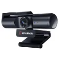 AVerMedia Live Streamer CAM 513, Ultra Wide Angle 4K Webcam with Camera Cover, Built-in Mic, Plug and Play for Gaming, Stream, Video Calling - PW513