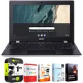 Acer Chromebook 311 CB311-9HT-C4UM 11.6" Intel N4000 4GB/32GB Touch Laptop Bundle w/Elite Suite 18 Software (Office Suite Pro, Photo Editor, PDF Editor, PCmover Pro) + 1 Year Protection Plan