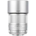 VILTROX 56mm F1.4 f/1.4 XF Autofocus APS-C Portrait Lens for Fuji Fujifilm X-Mount (Silver)