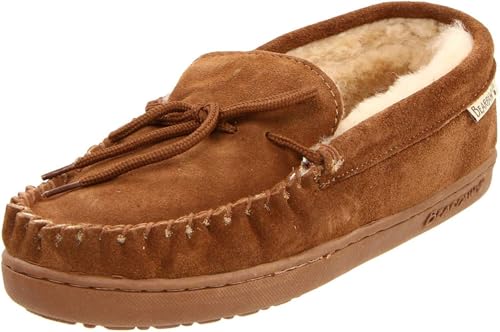 BEARPAW Men's Moc II Multiple Colors | Men's Slipper | Men's Shoe | Comfortable & Lightweight, Hickory Ii, 12 US
