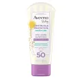 Aveeno Baby Zinc Oxide Sunscreen For Sensitive Skin SPF 50, 88ml