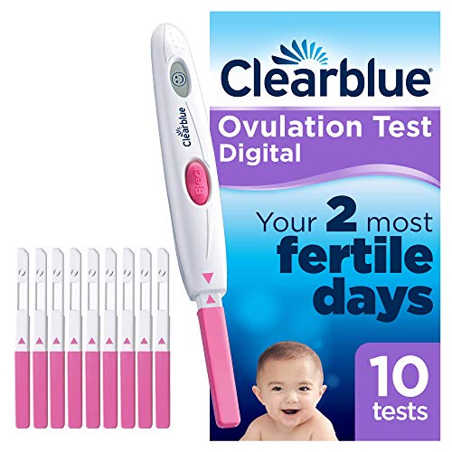 Clearblue Digital Ovulation Test Kit, Proven To Help You Get Pregnant, 1 Digital Holder And 10 Tests