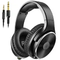 OneOdio Wired Headphones - Over Ear Headphones with Noise Isolation Dual Jack Professional Studio Monitor & Mixing Recording Headphones for Guitar Amp Drum Podcast Keyboard PC Computer