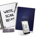 Rocketbook Everlast Reusable Smart Notebook, Letter Size, Dark Blue