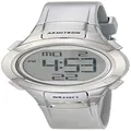 Armitron Sport Women's 45/7012 Digital Chronograph Resin Strap Watch, Silver, 27mm, Chronograph,Digital