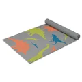 Gaiam Kids Yoga Mat Exercise Mat, Yoga for Kids with Fun Prints - Playtime for Babies, Active & Calm Toddlers and Young Children, Dino Zone, 3mm