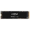 Crucial P5 Plus 2TB PCIe 4.0 3D NAND NVMe M.2 Gaming SSD, up to 6600MB/s - CT2000P5PSSD8,Black