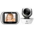 (3.5" Screen - 1 Camera) - Motorola MBP853CONNECT Digital Video Baby Monitor with Wi-Fi Internet Viewing and 8.9cm Diagonal Colour Screen