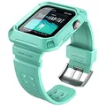 SUPCASE [Unicorn Beetle Pro] Designed for Apple Watch Series 6/SE/5/4 [44mm], Rugged Protective Case with Strap Bands(MintGreen)