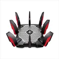 TP-Link Archer AX11000 Next-Gen Tri-Band Gaming Router, Black/Red