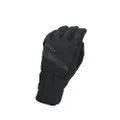 SEALSKINZ Unisex Waterproof All Weather Cycle Glove, Black, Large
